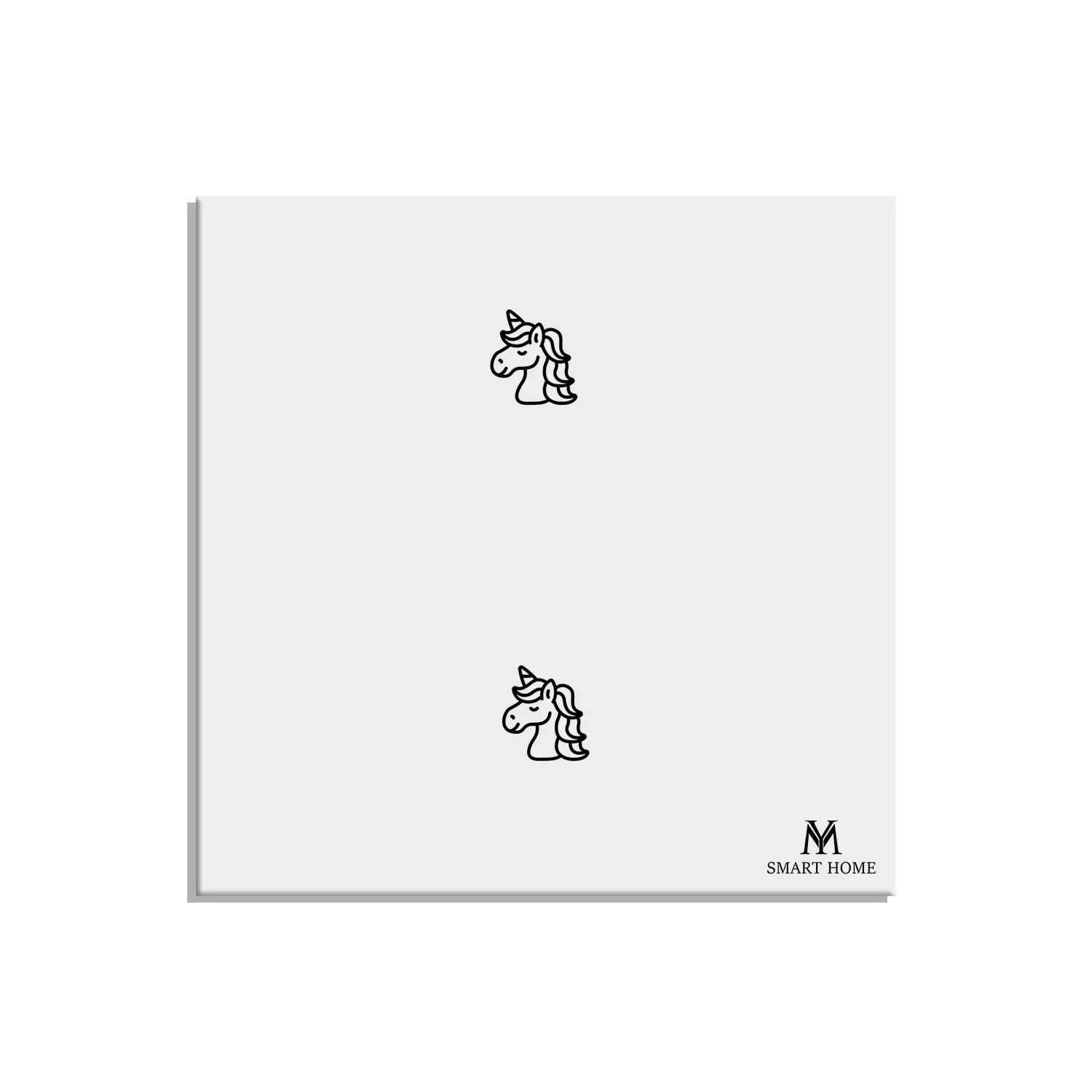 کلید لمسی اتاق کودک طرح اسب تک شاخ دو پل